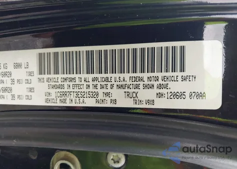 2014 Ram 1500 St from USA, damaged, VIN 1C6RR7FT3ES215320